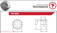 瑞士TECNOPINZ螺帽_ETS10.1  M12 x 0.75  2010.1000